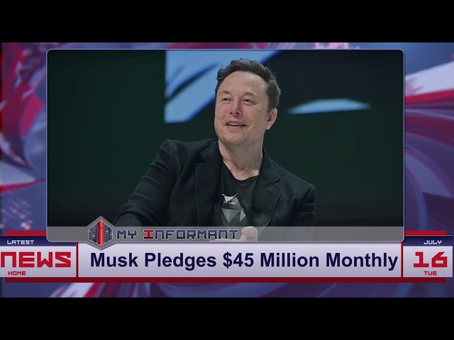 Musk's $45 Million Monthly Donations to Trump PAC Game Changer for 2024 Election!