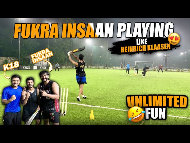 @FukraInsaan playing like Heinrich klaasen 😳 || Playing Box cricket match with @ketan_k18 😍