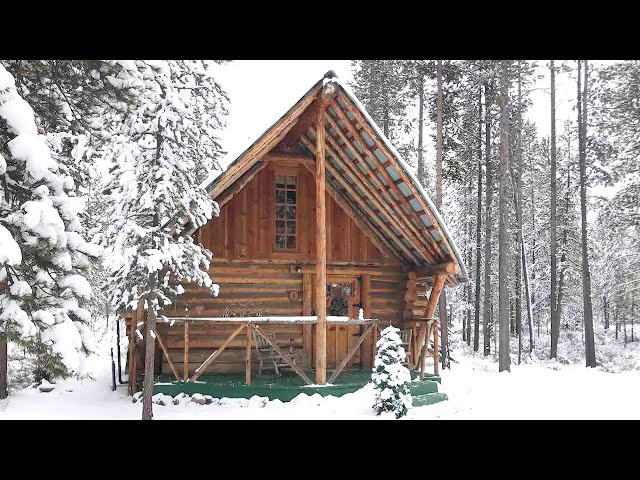 Rustic Little Log Cabin In The Woods | Lovely Tiny House