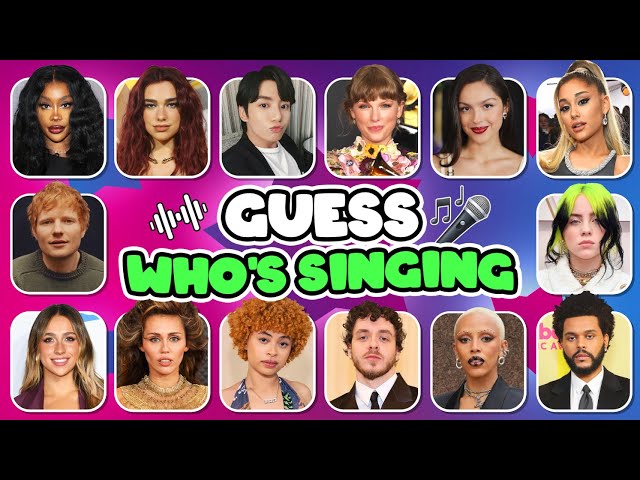 Guess Who's Singing 🎤🎵 | MOST VIRAL TIKTOK SONGS (2024) | Doja Cat, Tate McRae, Jack Harlow, Tyla