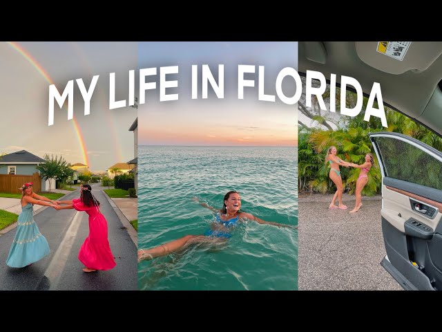 my life in florida vlog + a garden party