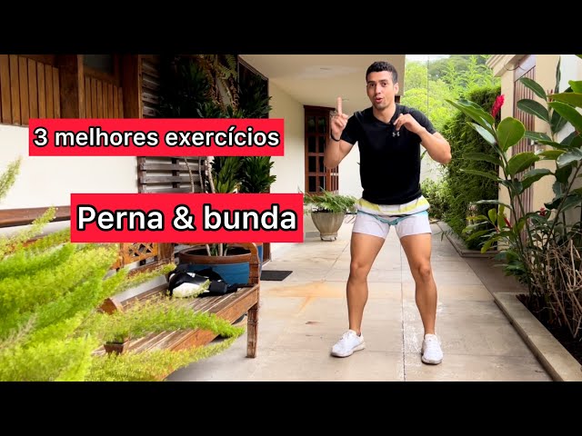 3 melhores exercícios para pernas e glúteos