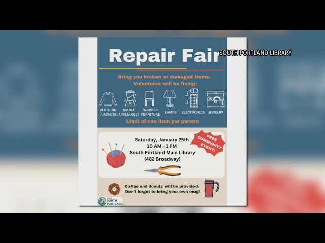 South Portland hosts repair fair to help extend life for broken items