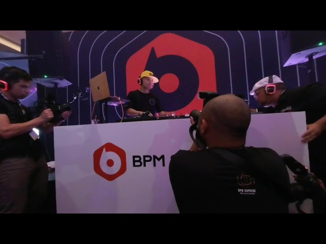 DJ Qbert at the DJ Expo 2019 in Atlantic City NJ BPM Supreme 180 3d vr oculus 5k