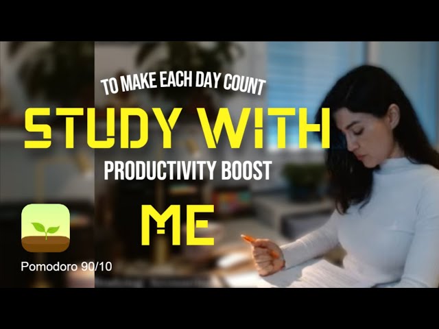 8 HOURS Study with me LIVE📚Intense Study | fire sounds | pomodoro timer 60/10