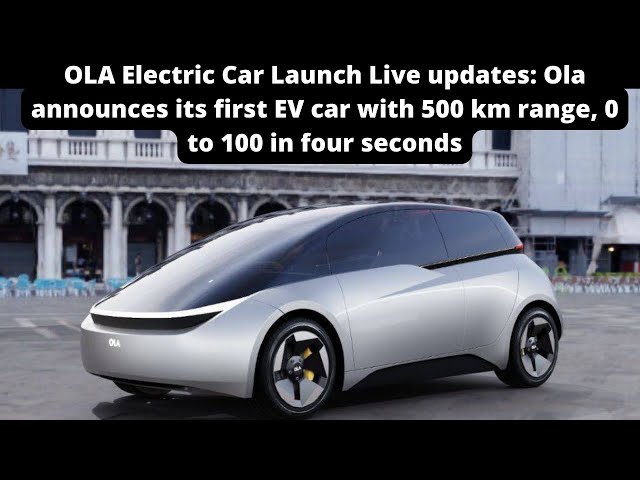 Upcoming Cars in India - Ola Announces New Electric Car on Independence Day