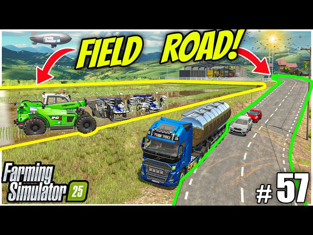 Building GIANT RICE FIELD next to ROAD! | Farming Simulator 25 - HUTAN PANTAI | Episode 57