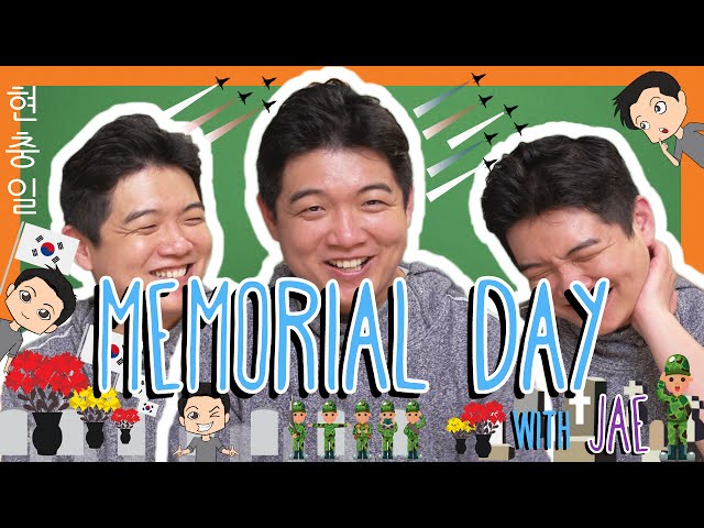 Korean MEMORIAL DAY Words with Jae