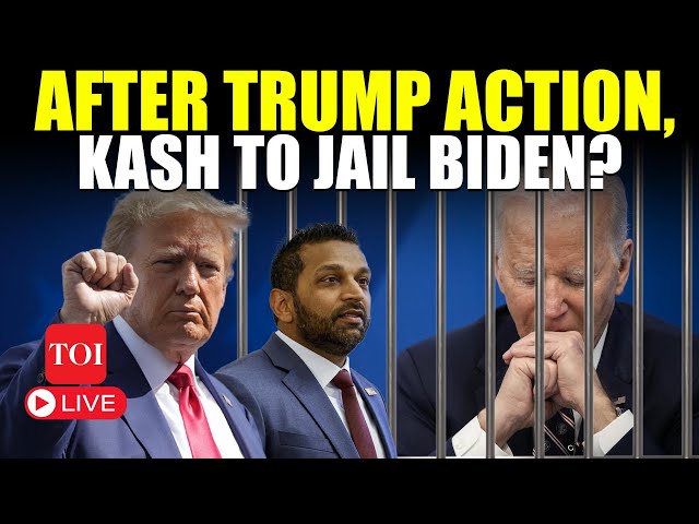 Kash Patel LIVE: Trump FBI Pick Declares Arrest Of Biden, Kamala? 'We're Coming For You'