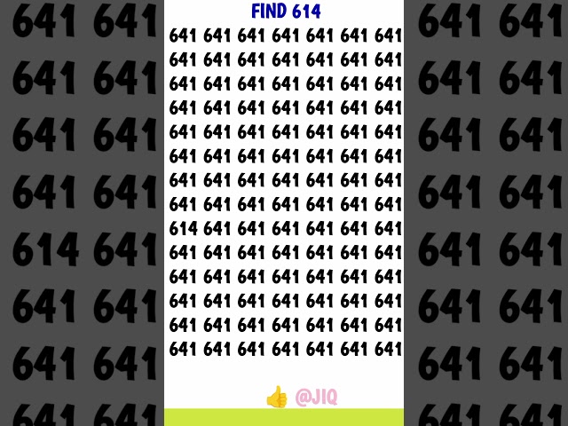 Prove in 2seconds your eye test, get 614 hidden:#fypシ゚ #trending #shorts #iqtest #subscribe