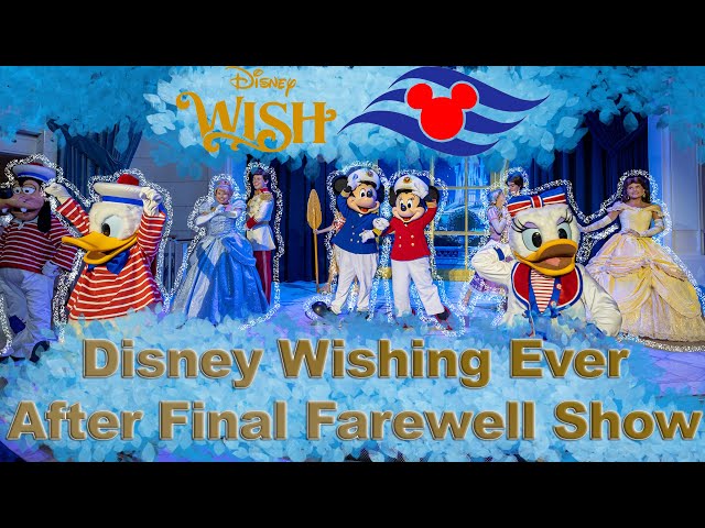 NEW Disney Wishing Ever After Final Farewell Show aboard the Disney Wish VR180 3D