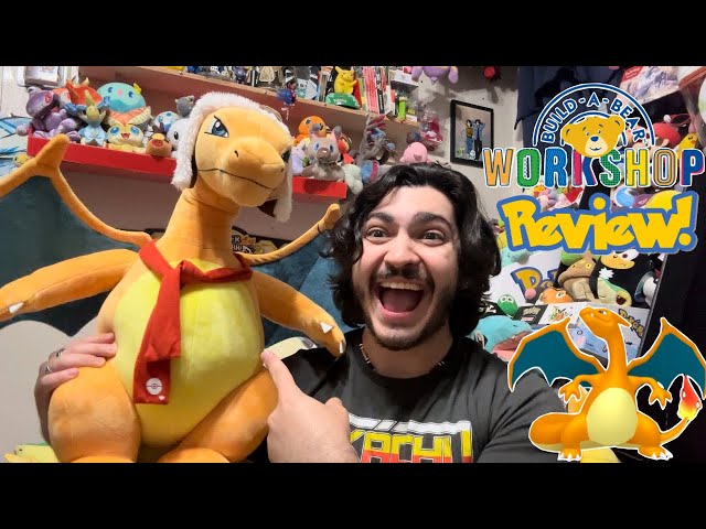 GIANT Charizard Build-a-bear REVIEW!