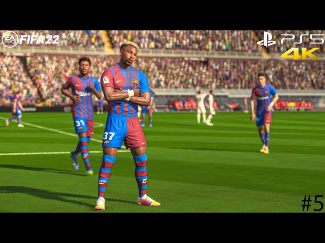 FIFA 22 PS5 | Barcelona Career Mode #5 Vs Granada Ft. Depay, Torres, Traore, - La liga - 4K Gameplay