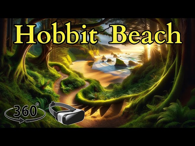 [5K 360°] Visit Hobbit Beach Oregon | Best VR 360° Youtube Videos