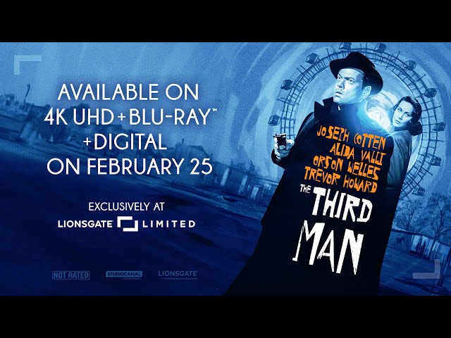 The Third Man 75th Anniversary Collector's Edition 4K SteelBook® - Official Trailer