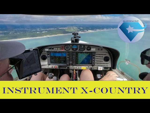 Instrument Cross Country Flight In A DA40