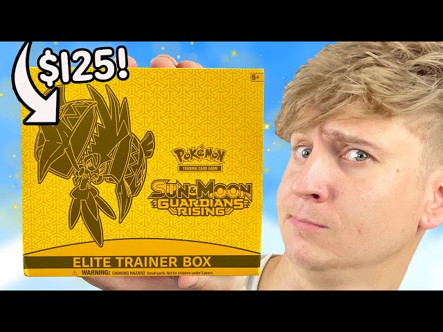 I Opened A $125 Guardians Rising Elite Pokemon Box...