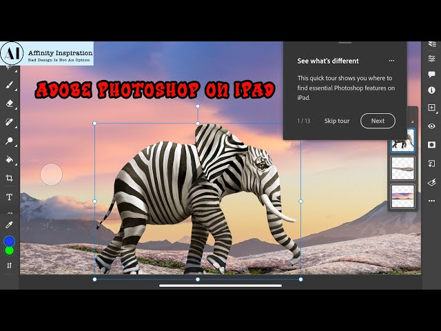 Adobe Photoshop on the iPad UI Tour SERIES