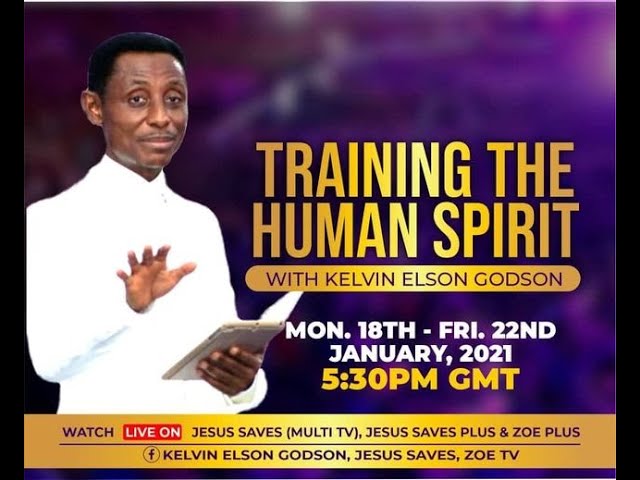 TRAINING THE HUMAN SPIRIT.  THIS IS HOW YOU GET MATURED IN THE LIFE OF THE SUPERNATURAL.