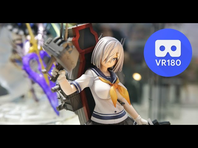 【3D VR180】AMAKUNI 艦隊これくしょん -艦これ- 浜風乙改フィギュアサンプル展示立体視