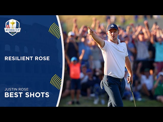 Justin Rose's Best Shots | 2023 Ryder Cup