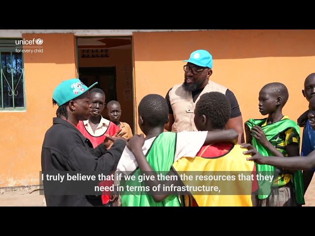 UNICEF Regional Ambassador and Rugby legend Tendai “The Beast” Mtawarira visits South Sudan