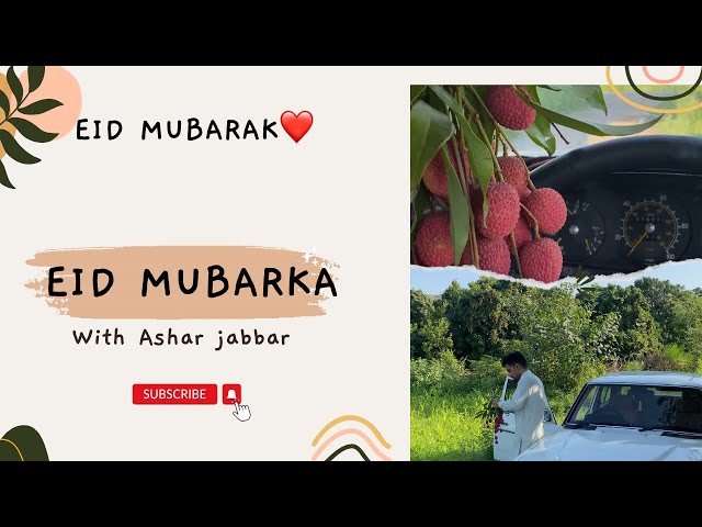 Eid Mubarak ❤️😍 | Welcome back | lychee Farm | Khanpur | Alhumdullilah