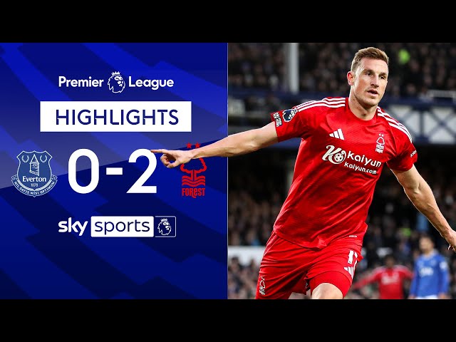 Nottingham Forest jump into SECOND | Everton 0-2 Nottingham Forest | Premier League Highlights