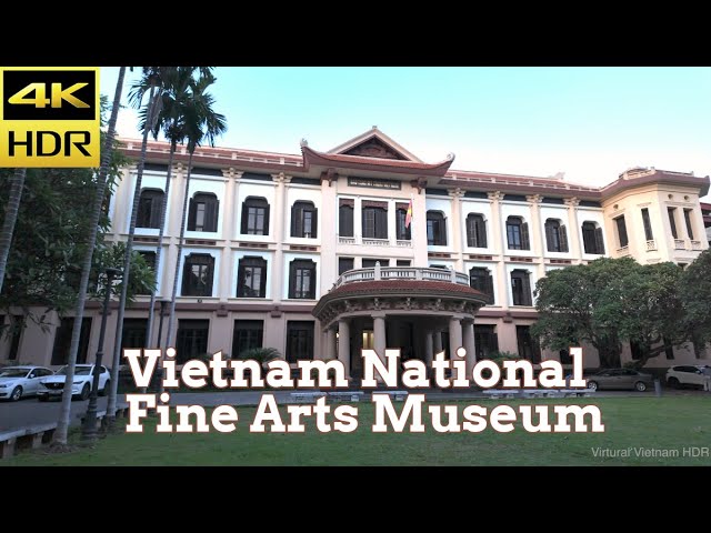 4K HDR | Walking Vietnam National Fine Arts Museum in Hanoi | Vietnam 2023 - Captions