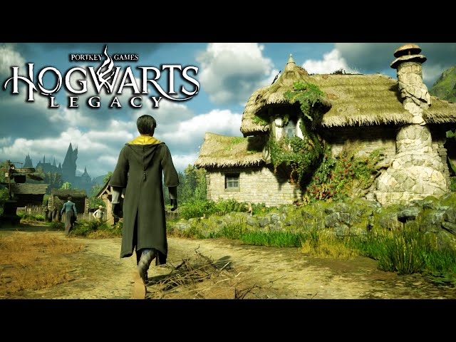 Hogwarts Legacy Relaxing Slow Walk in Hogwarts Valley - Ambience | Music