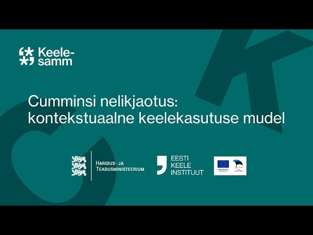 Cumminsi nelikjaotus: kontekstuaalne keelekasutuse mudel