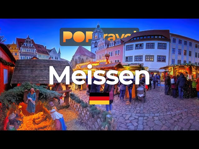 MEISSEN, Germany 🇩🇪 - Winter Charm and Albrechtsburg Castle - 4K HDR with captions