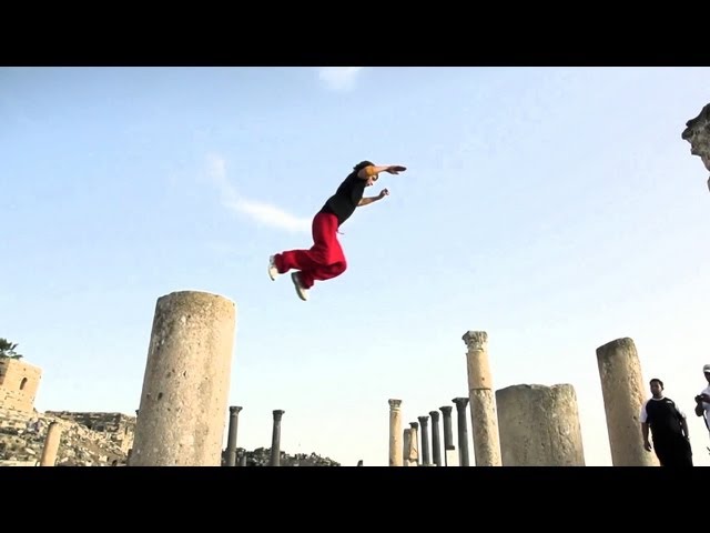 Freerunning Competition in Jordan - Red Bull Collonade Run 2013