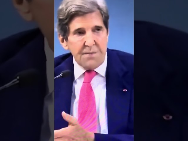 John Kerry’s fart at Climate Panel in Dubai | A loud fart sound suddenly erupted during the speech