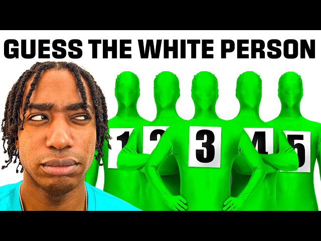 5 Black People vs 1 Secret White Person