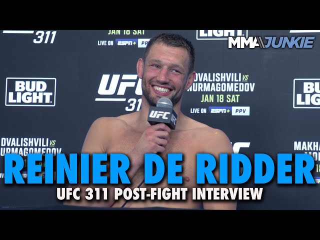 Reinier de Ridder Calls for Robert Whittaker, Khamzat Chimaev After Quick Win | UFC 311