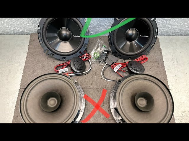 VW Jetta Mk6 Rockford Fosgate Speaker Upgrade and Sound Deadening