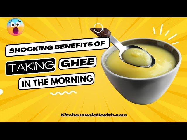 5 Surprising Benefits of Ghee on an Empty Stomach | Boost Digestion, Metabolism, and More!