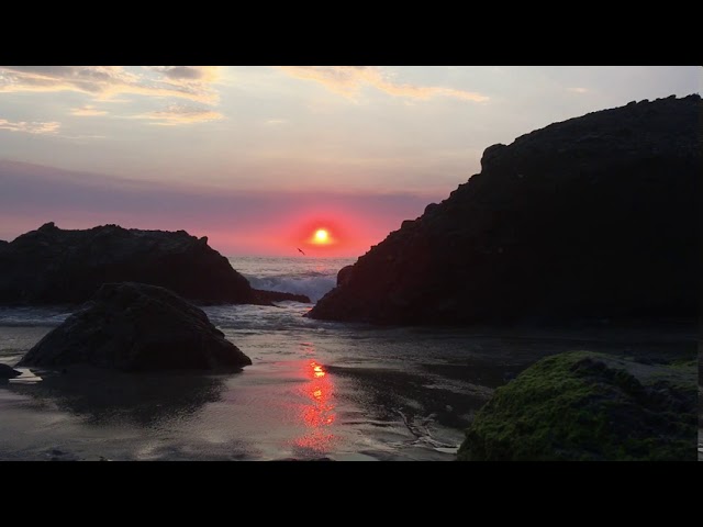 Sunset at 1000 Steps Beach in Laguna, Ca.