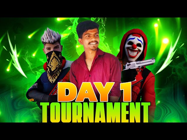 🏆 TOURNAMENT DAY 1 MATCHS 🏆 Free Fire Telugu Live