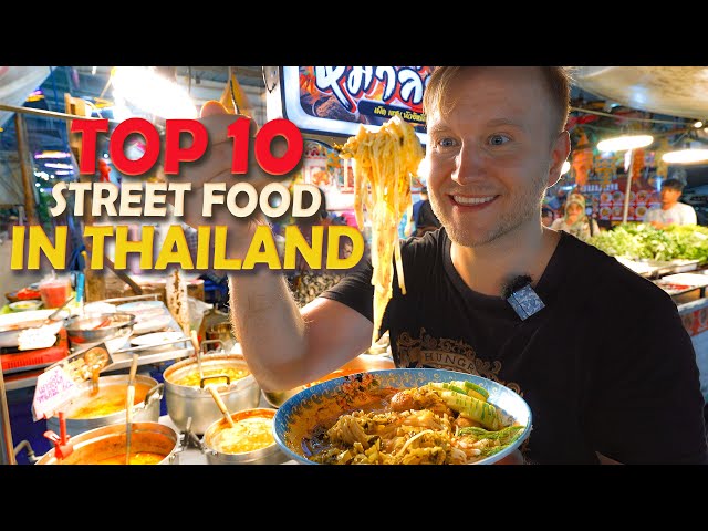 10 Street Foods You MUST TRY in Thailand! / Cheap and Delicious / THAI Food Tour in Bangkok 2023