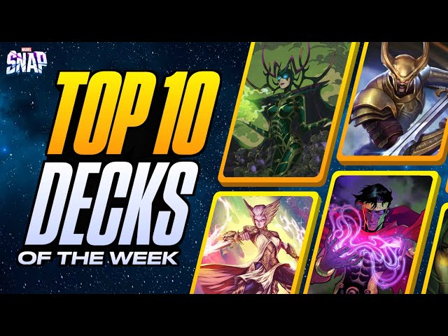 TOP 10 BEST DECKS IN MARVEL SNAP | Weekly Marvel Snap Meta Report #116