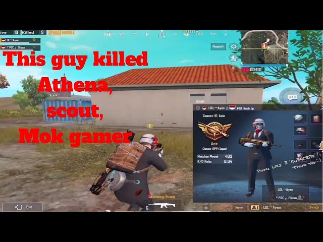 Athena Scout Mok Killed By Single  Player | Pubg Mobile