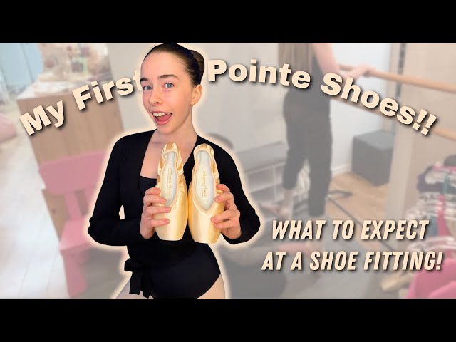 My First Pointe Shoes!! 🩰💖 What to Expect at a Pointe Shoe Fitting!