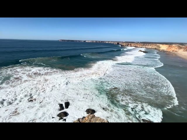 The edge of European continent, Sagres, Portugal.