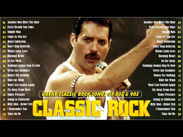 Top 100 Best Classic Rock Songs | Best Hits Classic Rock Songs of All Time