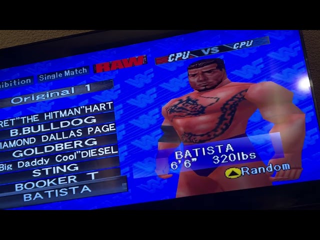 WWE WrestleMania X made by Spectre w my caws Razor, Diesel, HBK, The Hitman, Brock, Lashley, etc.