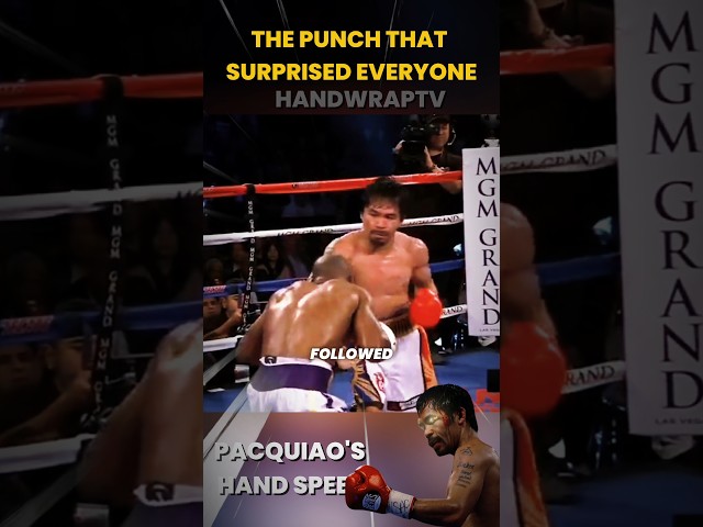 THE PUNCH THAT SURPRISED EVERYONE #boxing #shorts #pacquiao