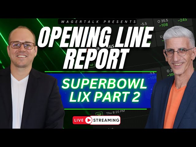 NFL Opening Line Report | 2025 NFL Playoffs | Super Bowl Betting Preview | February 3, 2025