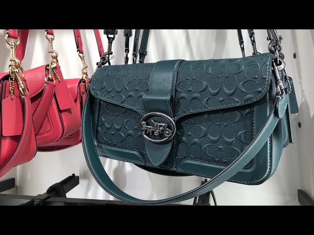 COACH ☜UNBOXING☞ Georgie Shoulder Bag In Signature Leather/ C6255